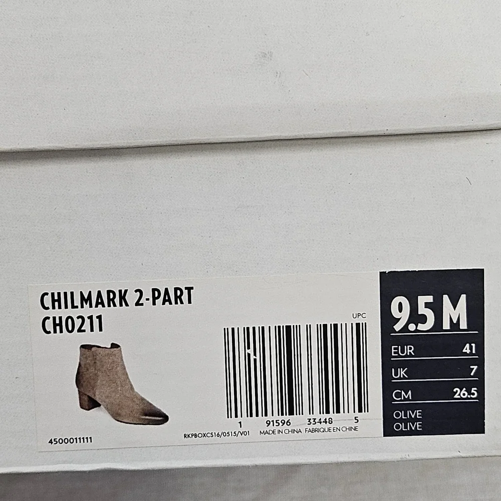 Rockport Chilmark 2 Total Motion‎ Ankle Boots Brown Leather CH0211 Womens 9.5